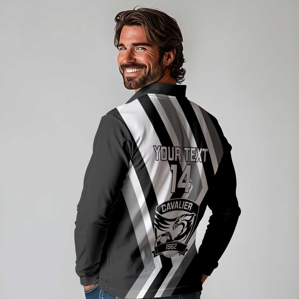 Cavalier Jamaica Football Custom Long Sleeve Polo Shirt Est 1962 Go Champions - Wonder Print Shop