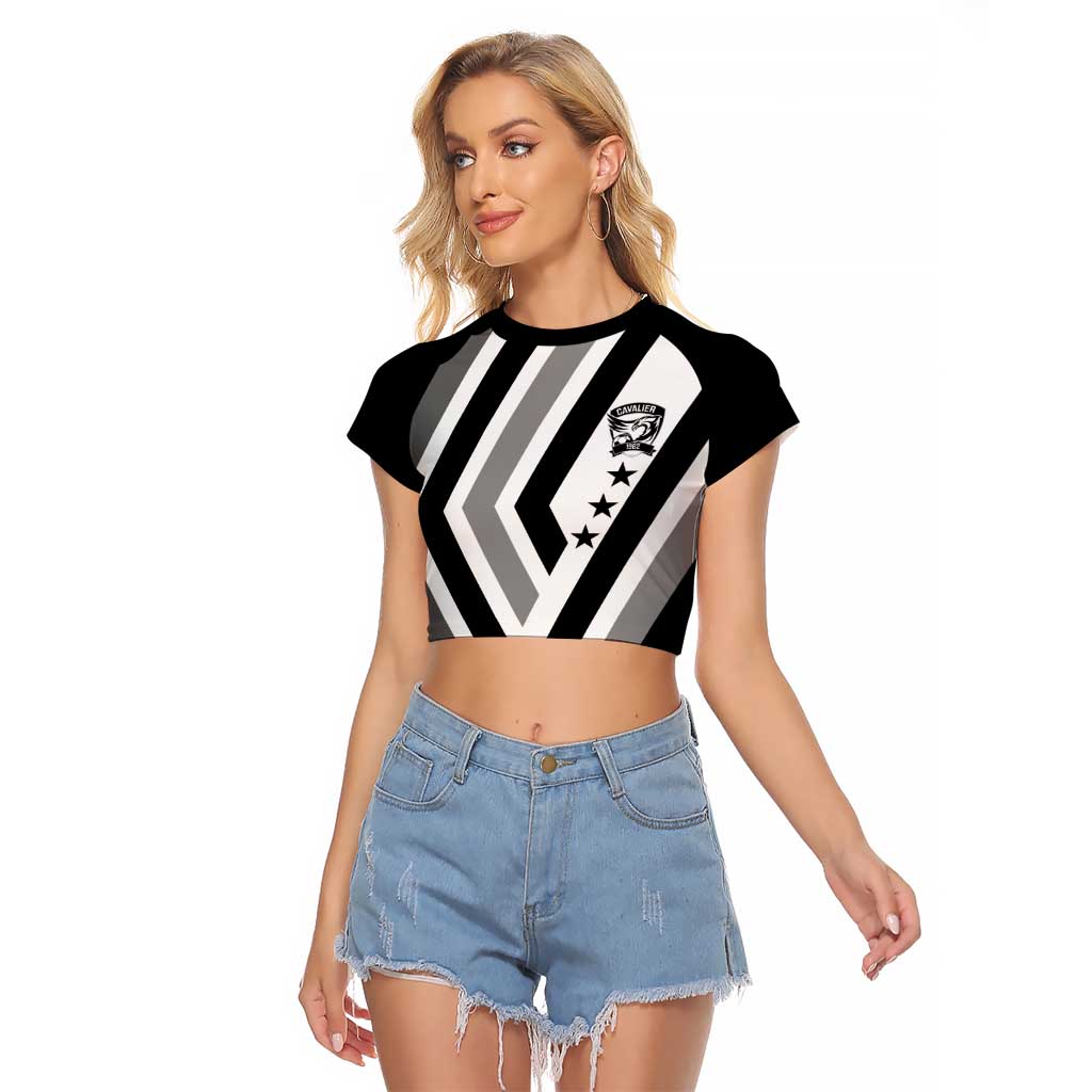 Cavalier Jamaica Football Custom Raglan Cropped T Shirt Est 1962 Go Champions - Wonder Print Shop