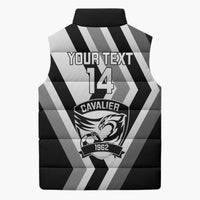 Cavalier Jamaica Football Custom Sleeveless Puffer Jacket Est 1962 Go Champions - Wonder Print Shop