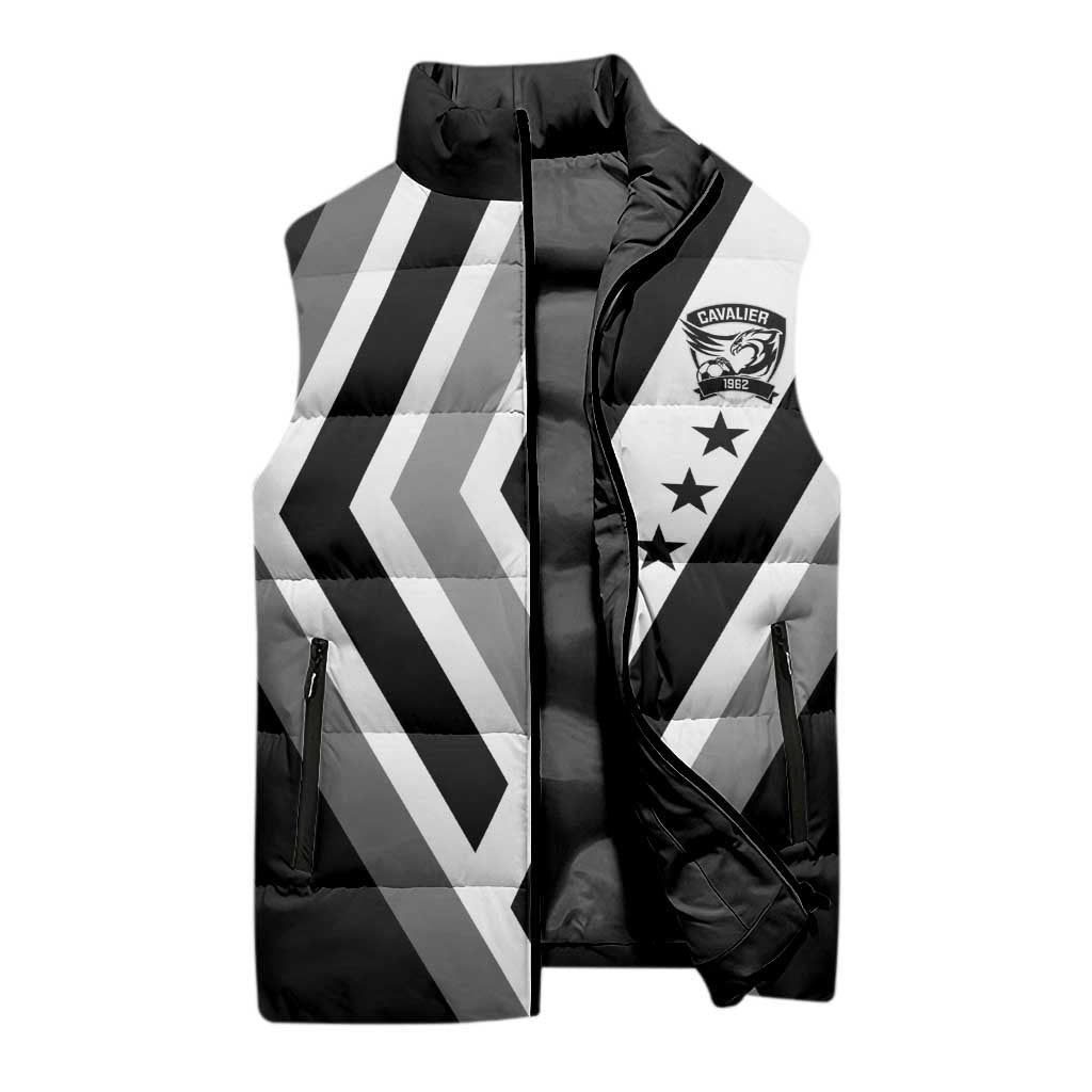 Cavalier Jamaica Football Custom Sleeveless Puffer Jacket Est 1962 Go Champions - Wonder Print Shop