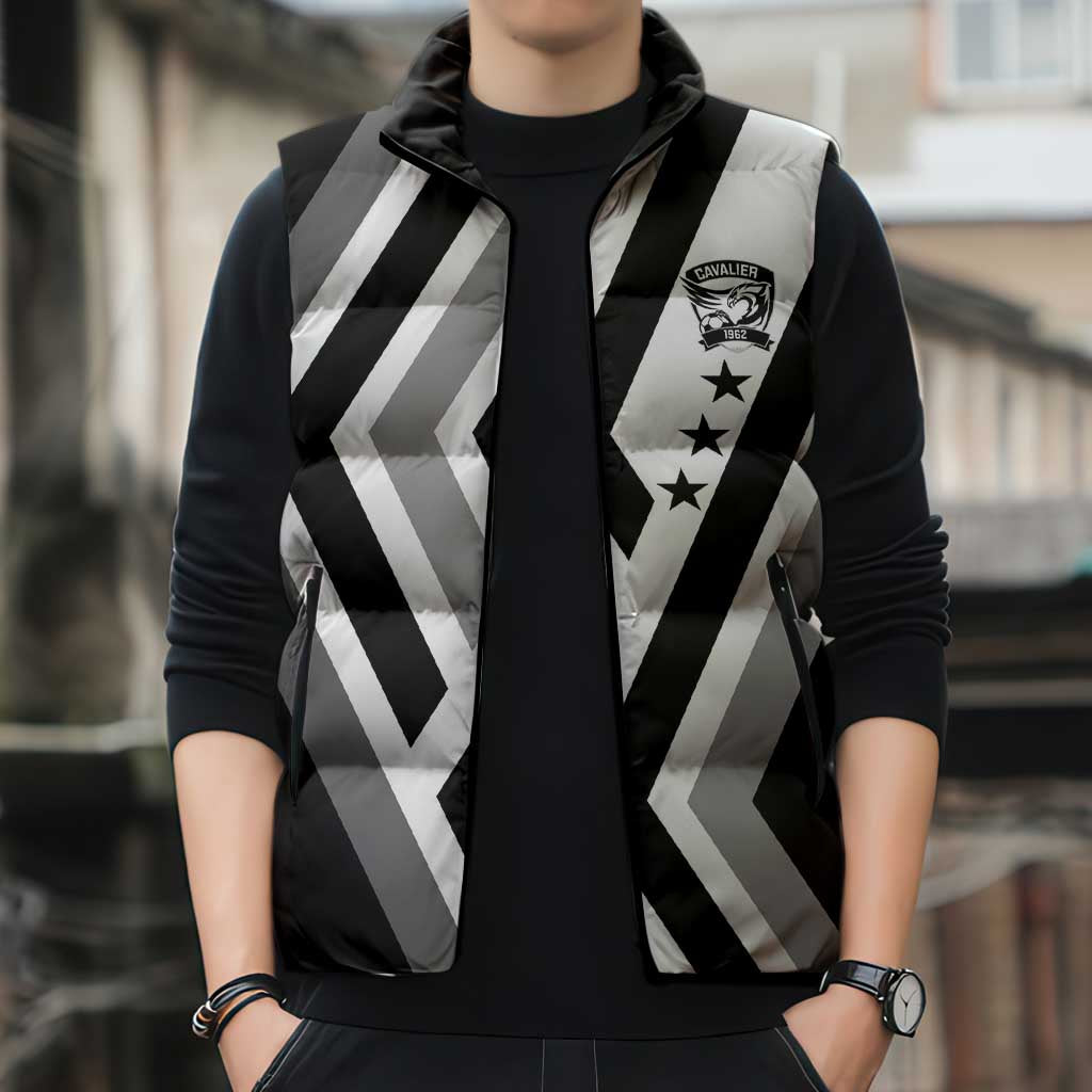 Cavalier Jamaica Football Custom Sleeveless Puffer Jacket Est 1962 Go Champions - Wonder Print Shop