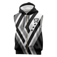 Cavalier Jamaica Football Custom Sleeveless Zip Hoodie Est 1962 Go Champions - Wonder Print Shop