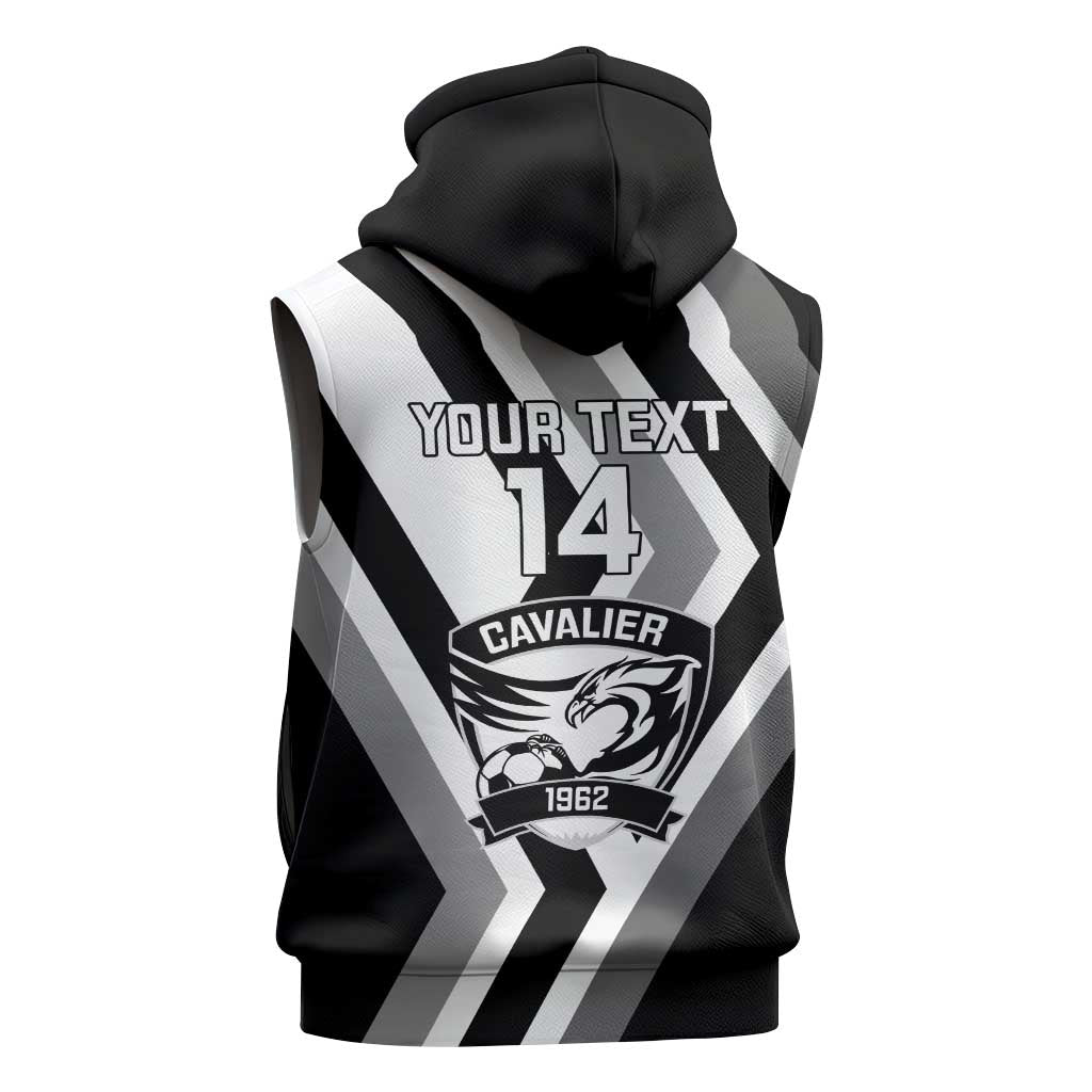 Cavalier Jamaica Football Custom Sleeveless Zip Hoodie Est 1962 Go Champions - Wonder Print Shop