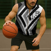 Cavalier Jamaica Football Custom Sleeveless Zip Hoodie Est 1962 Go Champions - Wonder Print Shop