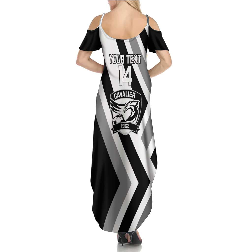 Cavalier Jamaica Football Custom Summer Maxi Dress Est 1962 Go Champions - Wonder Print Shop