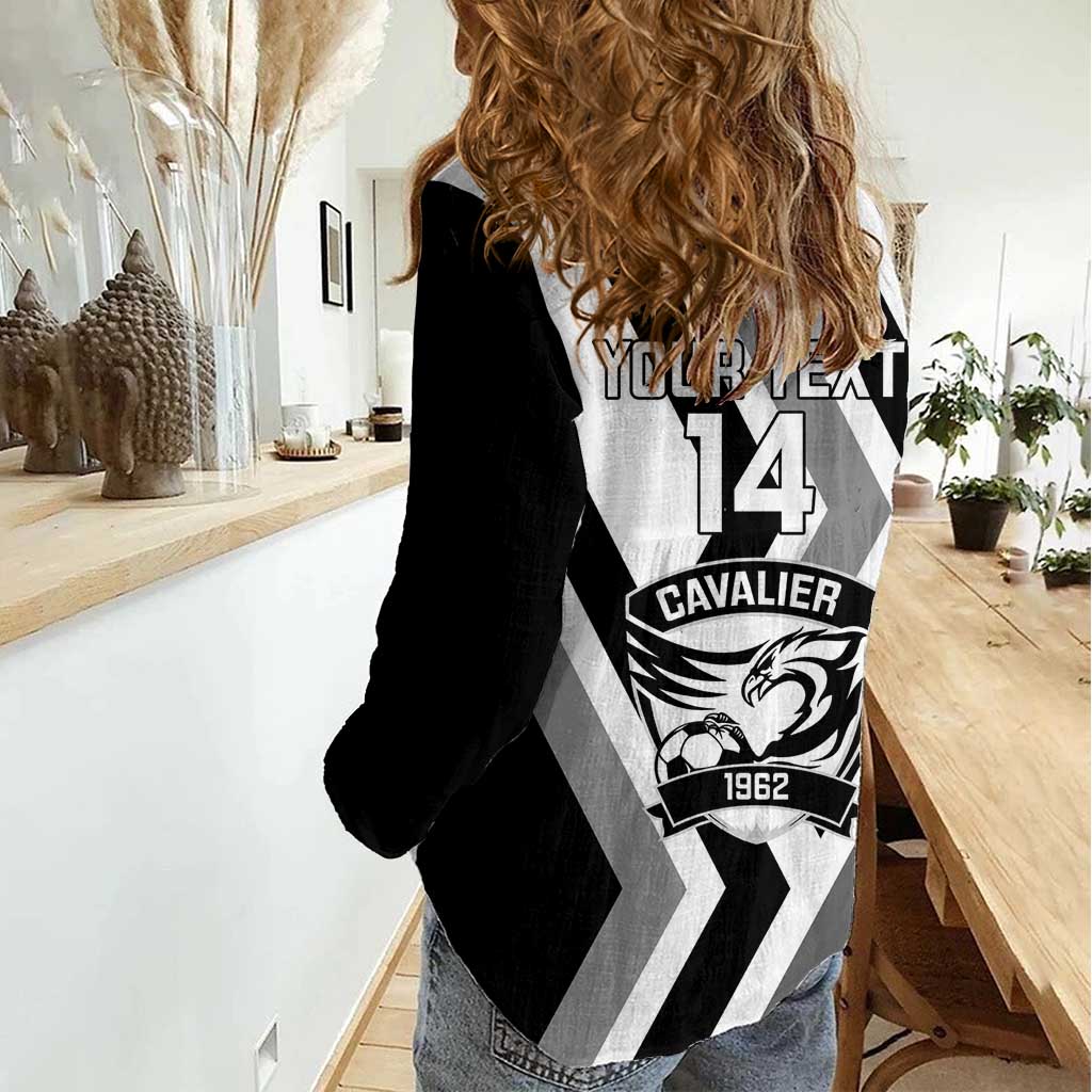 Cavalier Jamaica Football Custom Women Casual Shirt Est 1962 Go Champions - Wonder Print Shop