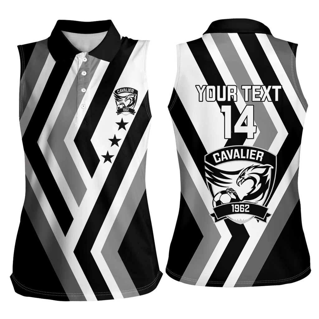 Cavalier Jamaica Football Custom Women Sleeveless Polo Shirt Est 1962 Go Champions - Wonder Print Shop