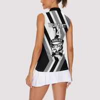 Cavalier Jamaica Football Custom Women Sleeveless Polo Shirt Est 1962 Go Champions - Wonder Print Shop