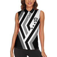 Cavalier Jamaica Football Custom Women Sleeveless Polo Shirt Est 1962 Go Champions - Wonder Print Shop