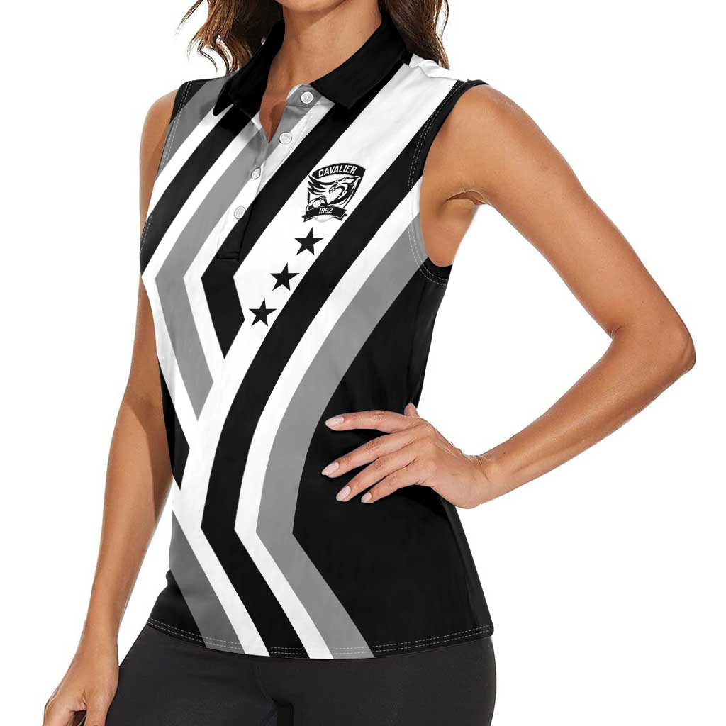 Cavalier Jamaica Football Custom Women Sleeveless Polo Shirt Est 1962 Go Champions - Wonder Print Shop