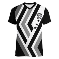 Cavalier Jamaica Football Custom Women V-Neck T-Shirt Est 1962 Go Champions - Wonder Print Shop