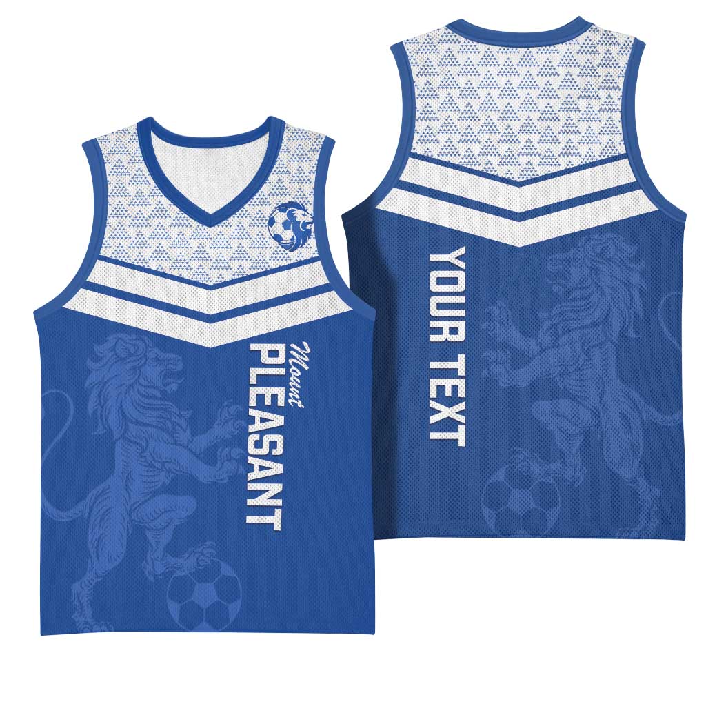 Mount Pleasant Jamaica Football Custom Basketball Jersey Come On Stush - Wonder Print Shop