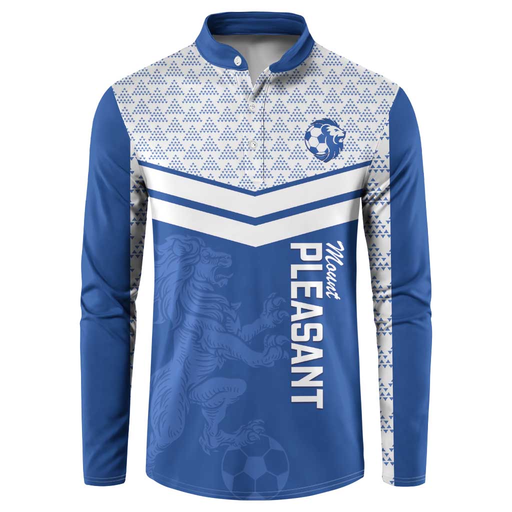 Mount Pleasant Jamaica Football Custom Button Sweatshirt Come On Stush - Wonder Print Shop