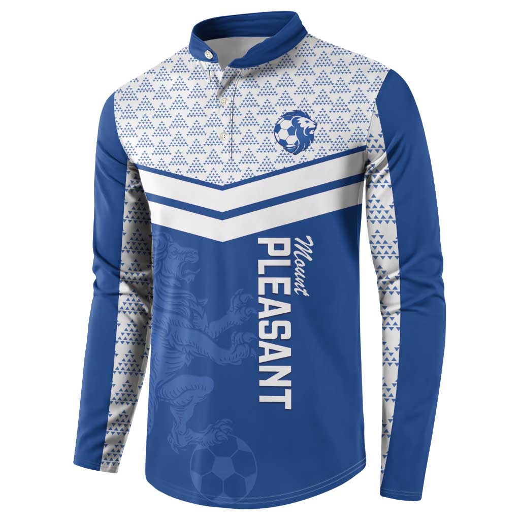 Mount Pleasant Jamaica Football Custom Button Sweatshirt Come On Stush - Wonder Print Shop