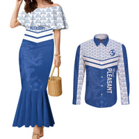 Mount Pleasant Jamaica Football Custom Couples Matching Mermaid Dress and Long Sleeve Button Shirt Come On Stush - Wonder Print Shop