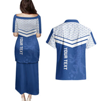 Mount Pleasant Jamaica Football Custom Couples Matching Puletasi and Hawaiian Shirt Come On Stush - Wonder Print Shop