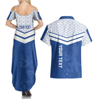 Mount Pleasant Jamaica Football Custom Couples Matching Summer Maxi Dress and Hawaiian Shirt Come On Stush - Wonder Print Shop