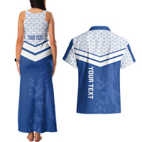 Mount Pleasant Jamaica Football Custom Couples Matching Tank Maxi Dress and Hawaiian Shirt Come On Stush - Wonder Print Shop