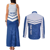 Mount Pleasant Jamaica Football Custom Couples Matching Tank Maxi Dress and Long Sleeve Button Shirt Come On Stush - Wonder Print Shop