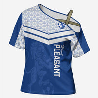 Mount Pleasant Jamaica Football Custom Cross Shoulder Shirt Come On Stush - Wonder Print Shop