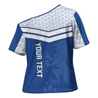 Mount Pleasant Jamaica Football Custom Cross Shoulder Shirt Come On Stush - Wonder Print Shop