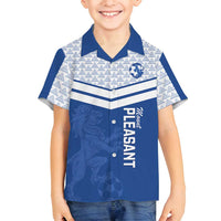 Mount Pleasant Jamaica Football Custom Family Matching Off Shoulder Short Dress and Hawaiian Shirt Come On Stush - Wonder Print Shop