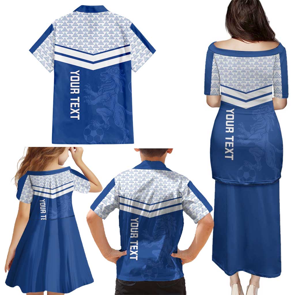 Mount Pleasant Jamaica Football Custom Family Matching Puletasi and Hawaiian Shirt Come On Stush - Wonder Print Shop