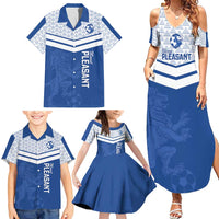 Mount Pleasant Jamaica Football Custom Family Matching Summer Maxi Dress and Hawaiian Shirt Come On Stush - Wonder Print Shop