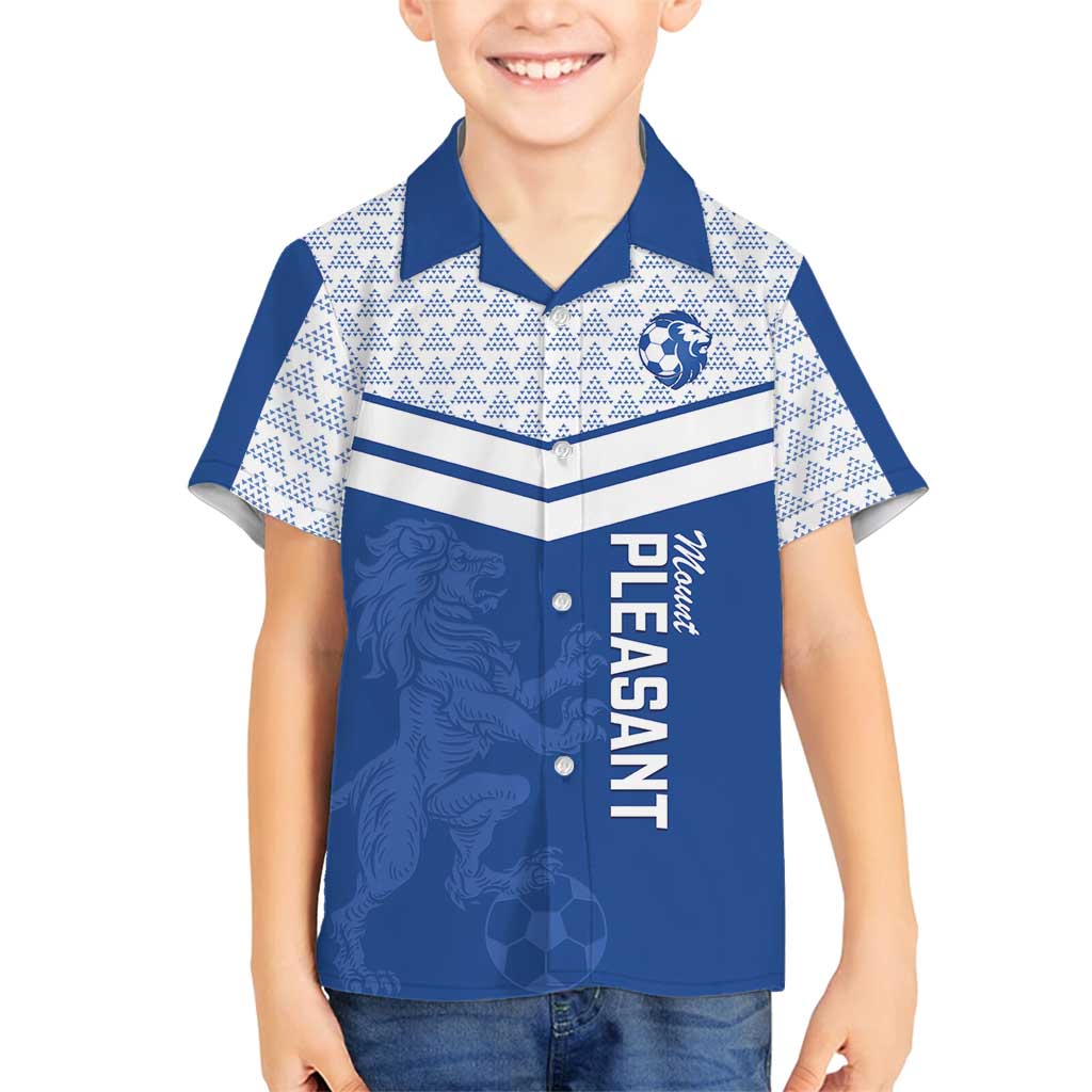 Mount Pleasant Jamaica Football Custom Family Matching Summer Maxi Dress and Hawaiian Shirt Come On Stush - Wonder Print Shop