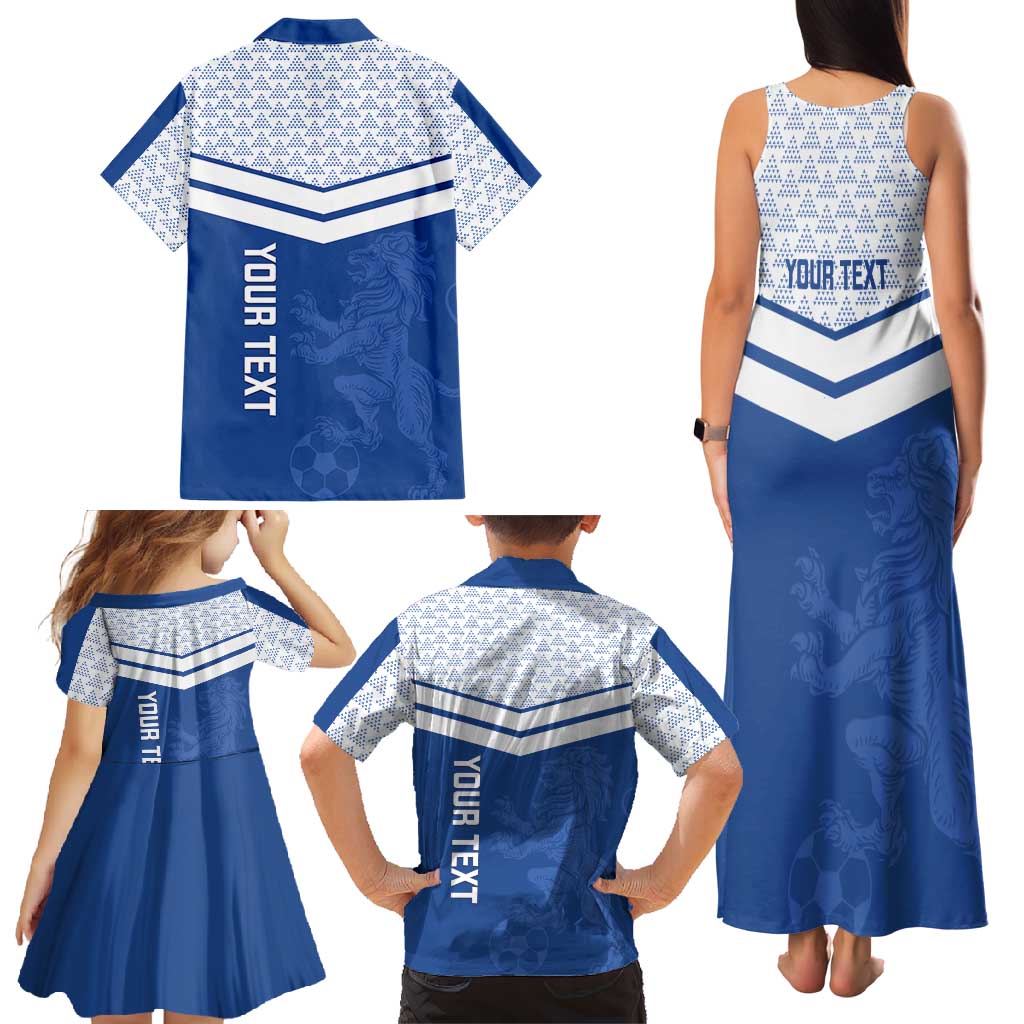 Mount Pleasant Jamaica Football Custom Family Matching Tank Maxi Dress and Hawaiian Shirt Come On Stush - Wonder Print Shop