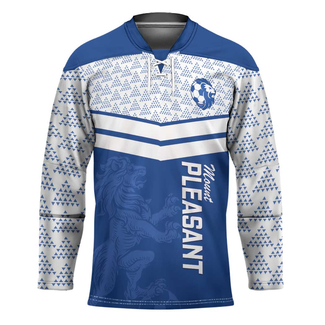 Mount Pleasant Jamaica Football Custom Hockey Jersey Come On Stush - Wonder Print Shop