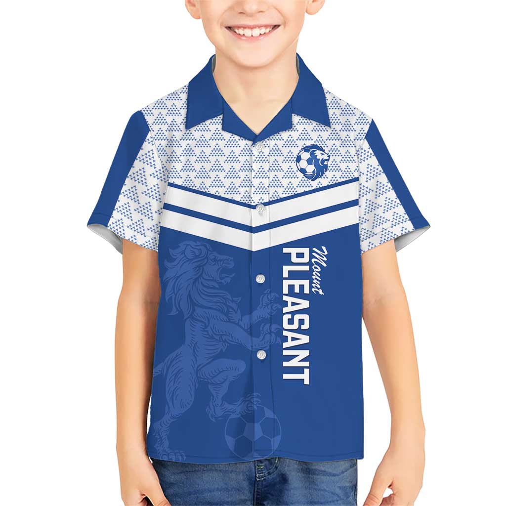 Mount Pleasant Jamaica Football Custom Kid Hawaiian Shirt Come On Stush - Wonder Print Shop