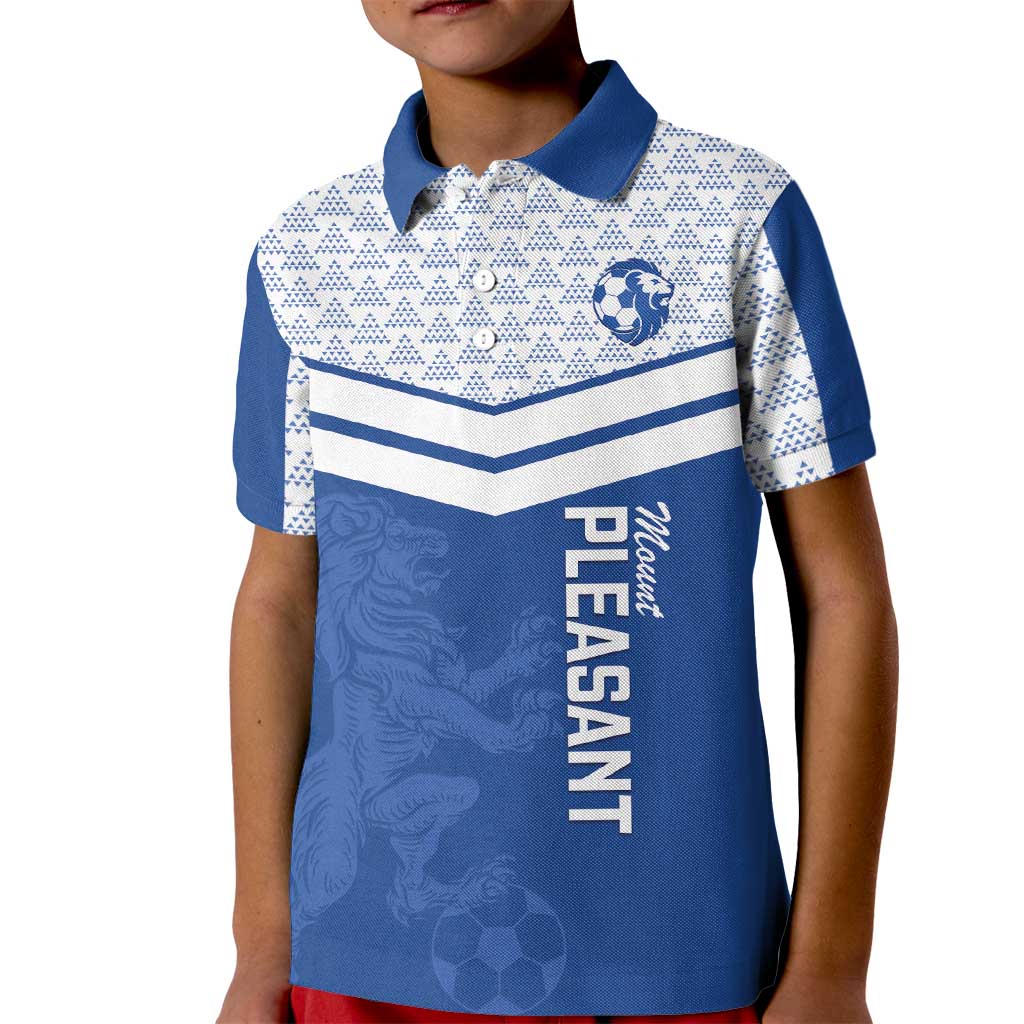 Mount Pleasant Jamaica Football Custom Kid Polo Shirt Come On Stush - Wonder Print Shop