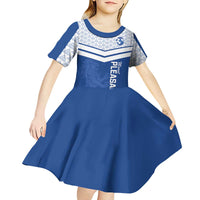 Mount Pleasant Jamaica Football Custom Kid Short Sleeve Dress Come On Stush - Wonder Print Shop