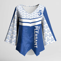 Mount Pleasant Jamaica Football Custom Kimono Sleeve Blouse Come On Stush - Wonder Print Shop