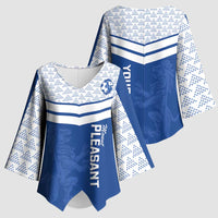 Mount Pleasant Jamaica Football Custom Kimono Sleeve Blouse Come On Stush - Wonder Print Shop