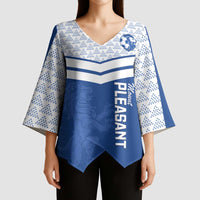 Mount Pleasant Jamaica Football Custom Kimono Sleeve Blouse Come On Stush - Wonder Print Shop