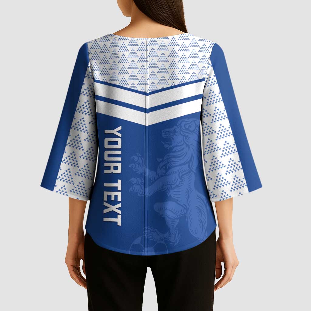 Mount Pleasant Jamaica Football Custom Kimono Sleeve Blouse Come On Stush - Wonder Print Shop