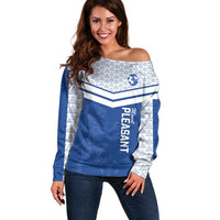 Mount Pleasant Jamaica Football Custom Off Shoulder Sweater Come On Stush - Wonder Print Shop