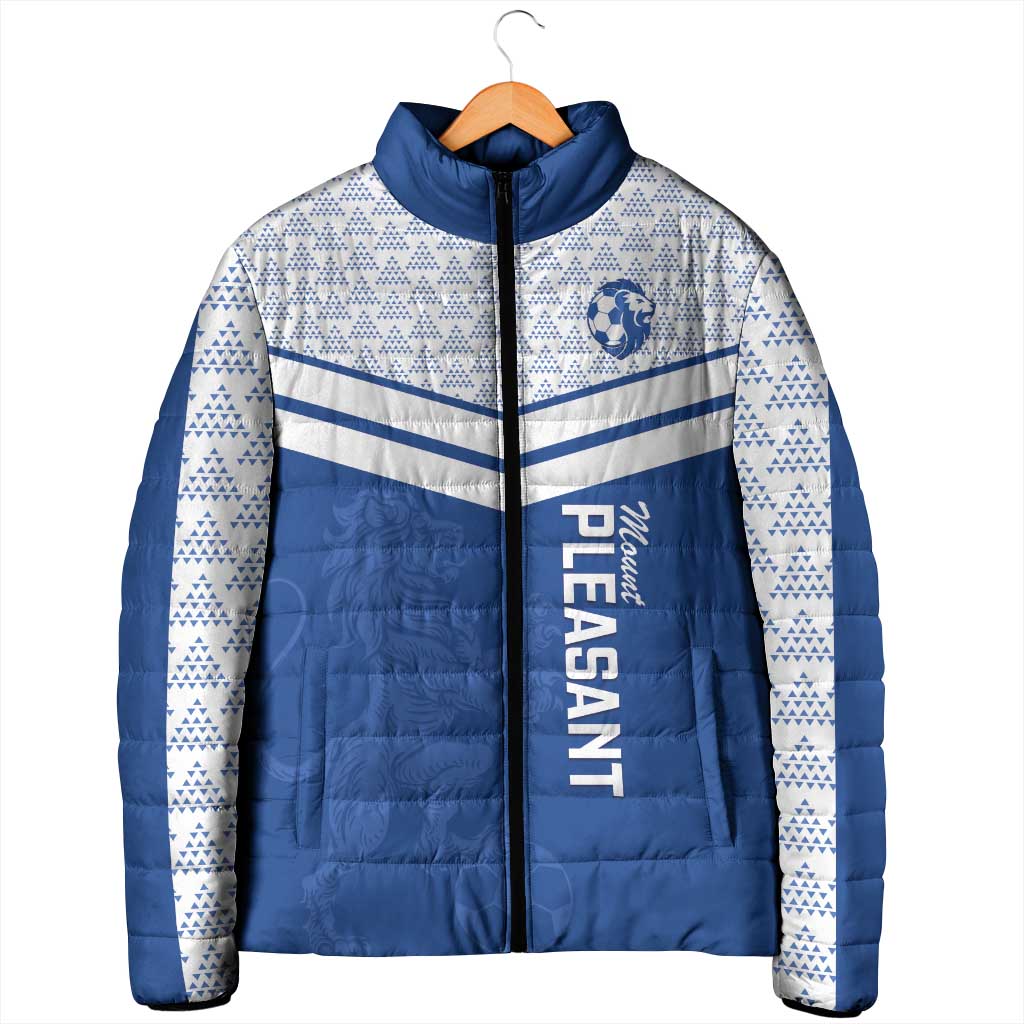 Mount Pleasant Jamaica Football Custom Padded Jacket Come On Stush - Wonder Print Shop