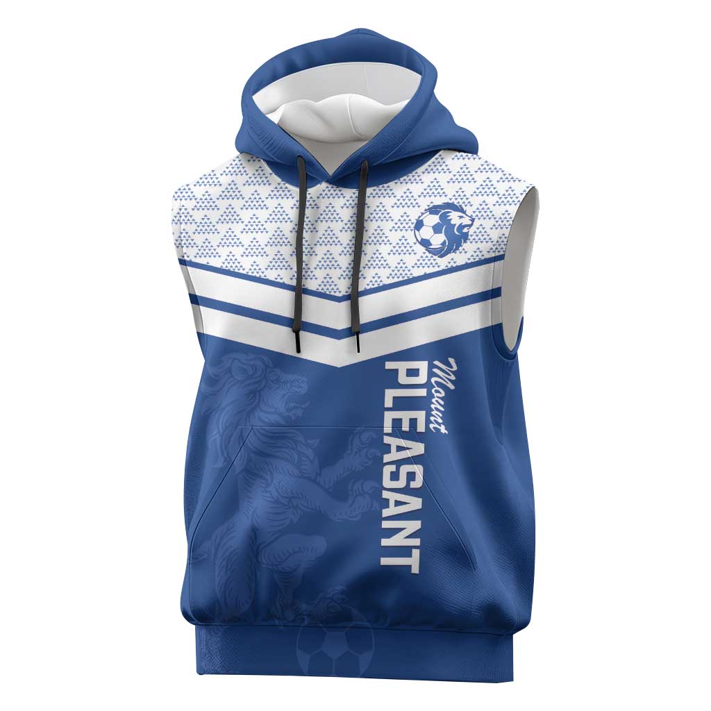 Mount Pleasant Jamaica Football Custom Sleeveless Hoodie Come On Stush - Wonder Print Shop