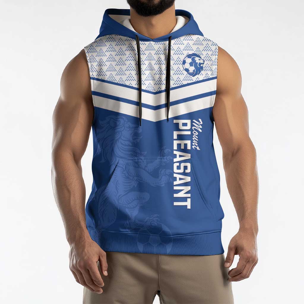 Mount Pleasant Jamaica Football Custom Sleeveless Hoodie Come On Stush - Wonder Print Shop