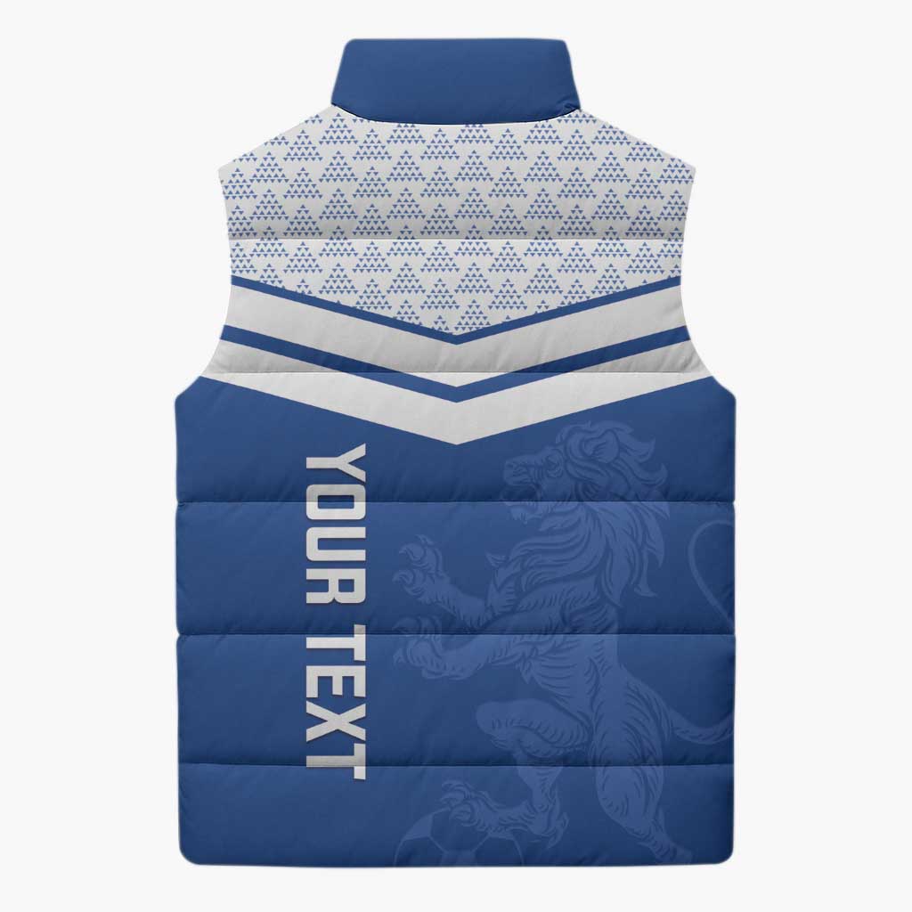 Mount Pleasant Jamaica Football Custom Sleeveless Puffer Jacket Come On Stush - Wonder Print Shop