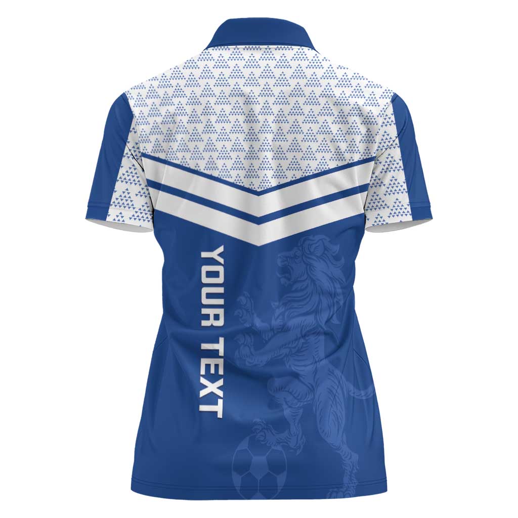 Mount Pleasant Jamaica Football Custom Women Polo Shirt Come On Stush - Wonder Print Shop