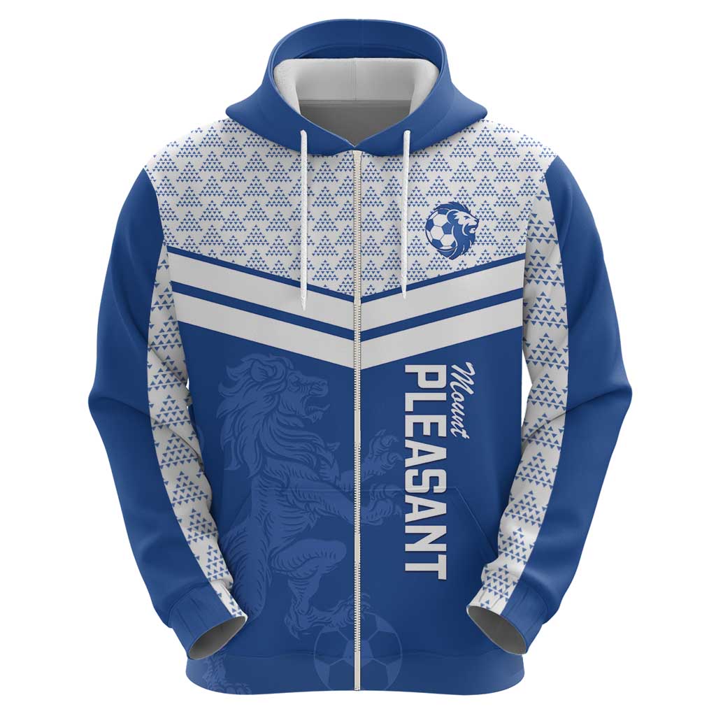 Mount Pleasant Jamaica Football Custom Zip Hoodie Come On Stush - Wonder Print Shop