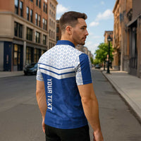 Mount Pleasant Jamaica Football Custom Zipper Polo Shirt Come On Stush - Wonder Print Shop