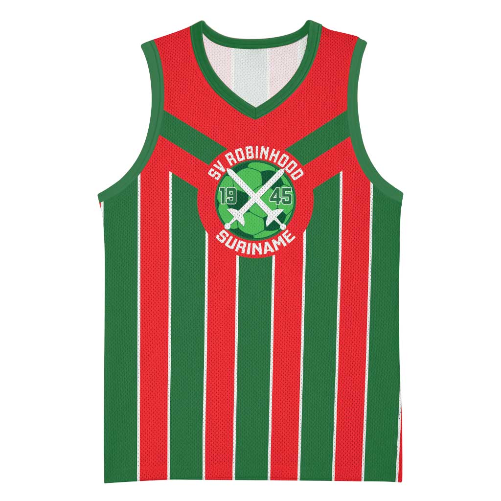 Robinhood Suriname Football Custom Basketball Jersey Go Geen Strijd - Wonder Print Shop