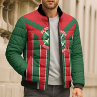 Robinhood Suriname Football Custom Bomber Puffer Jacket Go Geen Strijd - Wonder Print Shop