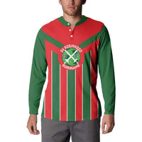 Robinhood Suriname Football Custom Button Sweatshirt Go Geen Strijd - Wonder Print Shop