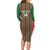 Robinhood Suriname Football Custom Family Matching Long Sleeve Bodycon Dress and Hawaiian Shirt Go Geen Strijd - Wonder Print Shop